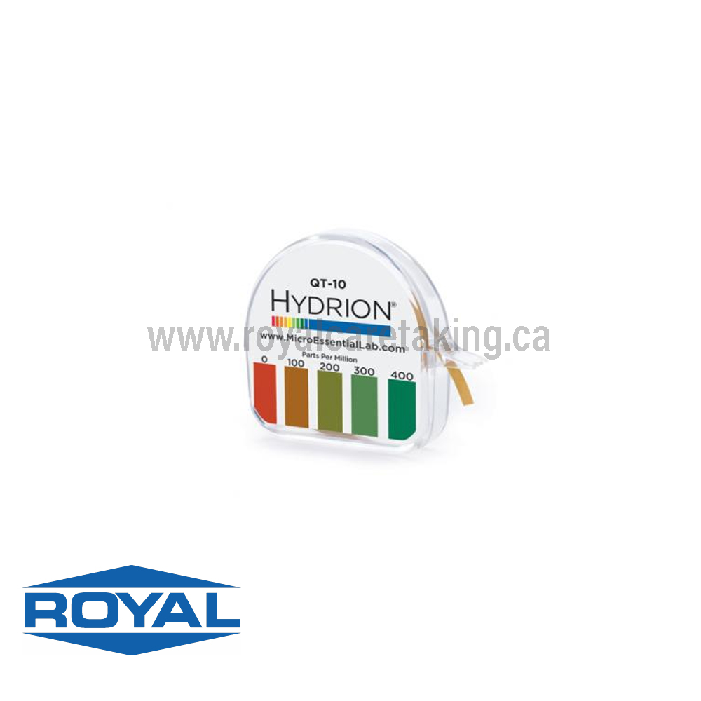 Order Now Hydrion® QT10 Quaternary Test Strip